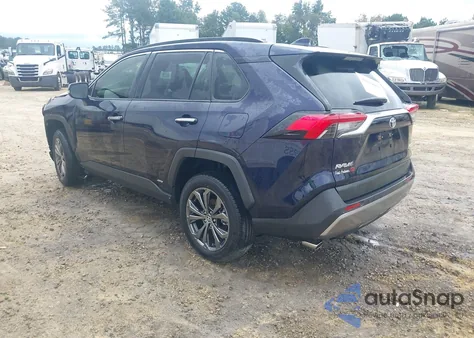 2025 Toyota Rav4 Hybrid Limited from USA, damaged, VIN JTMD6RFV8SJ069443